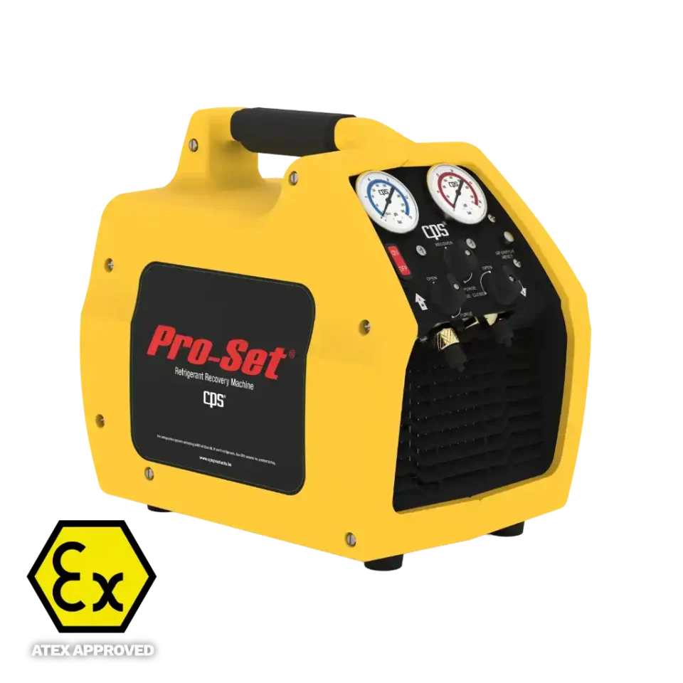 TRS500E Pro-Set Ignition Proof Refrigerant Recovery Machine, ATEX approved